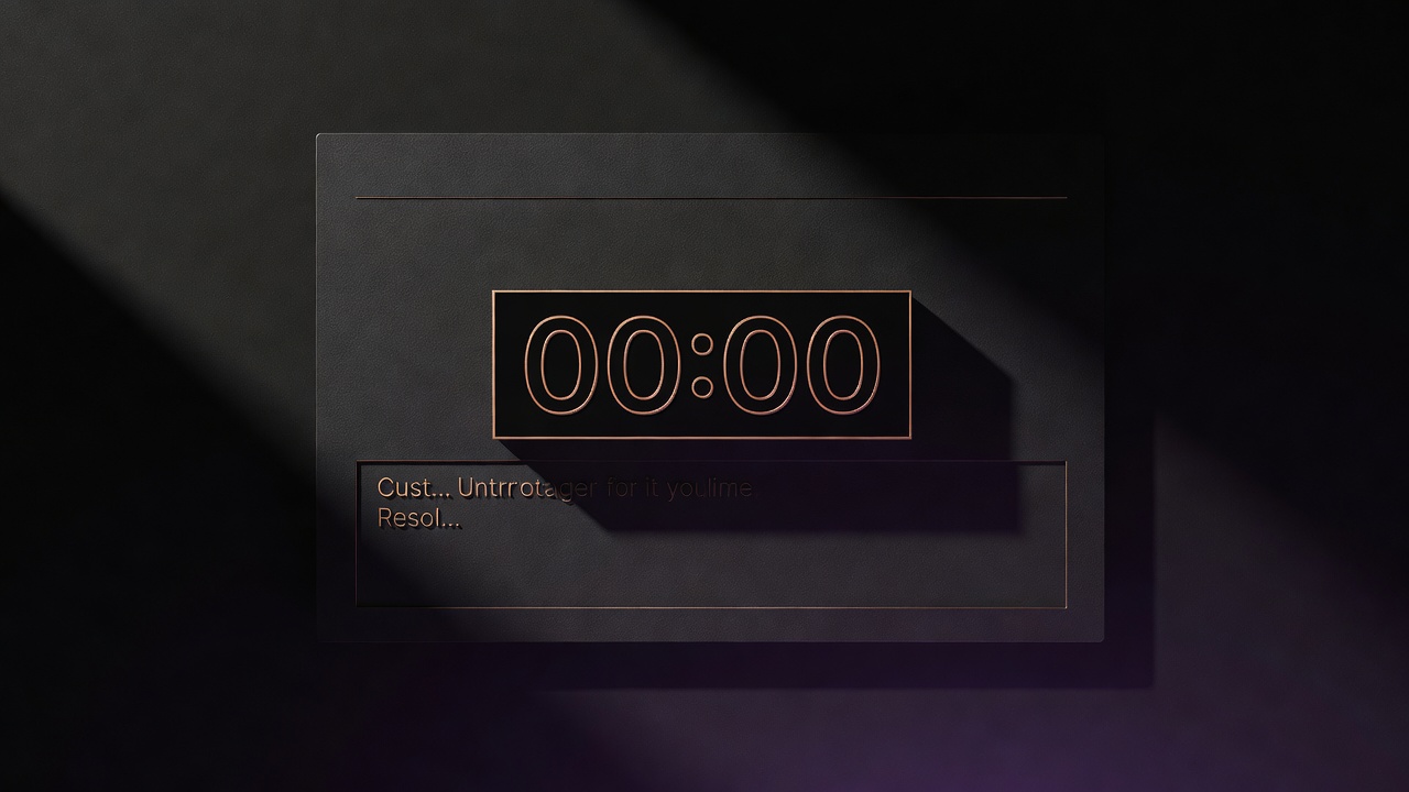 Contact centre interface showing a script timer erasing an incomplete agent note