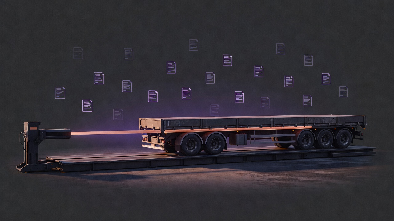 Weighbridge scanner creating duplicate supplier records on a truck trailer